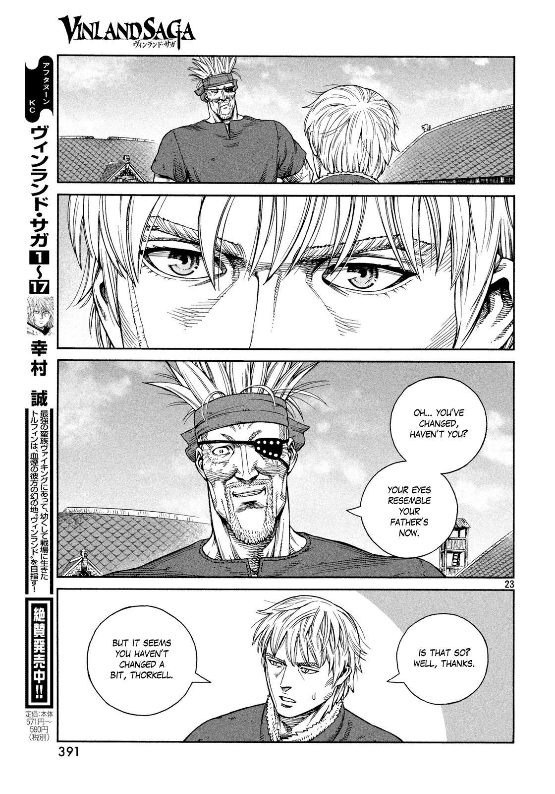 Vinland Saga manga, chapter 126, page 23 of 26