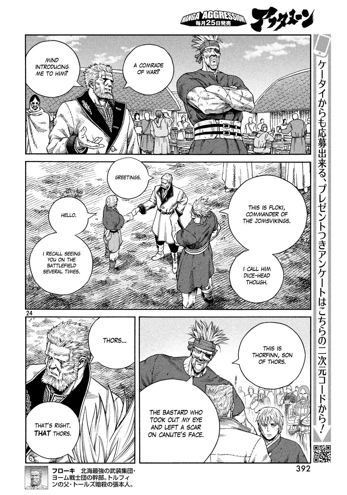 Vinland Saga manga, chapter 126, page 24 of 26