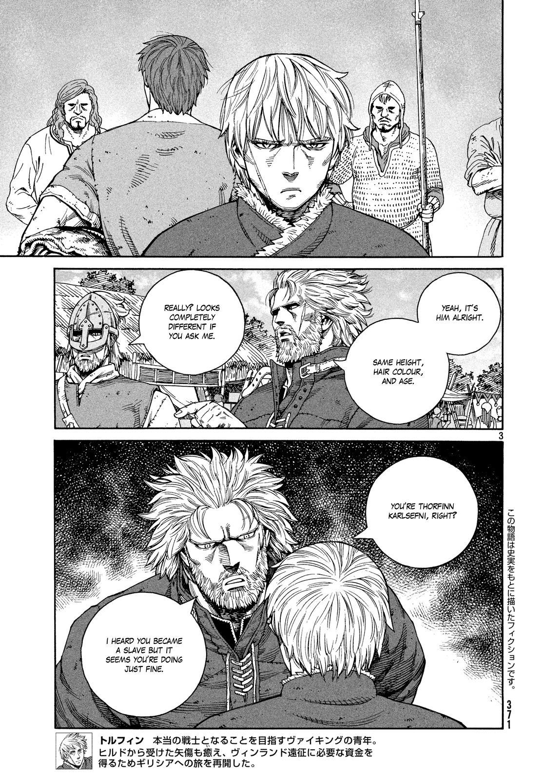 Vinland Saga manga, chapter 126, page 3 of 26