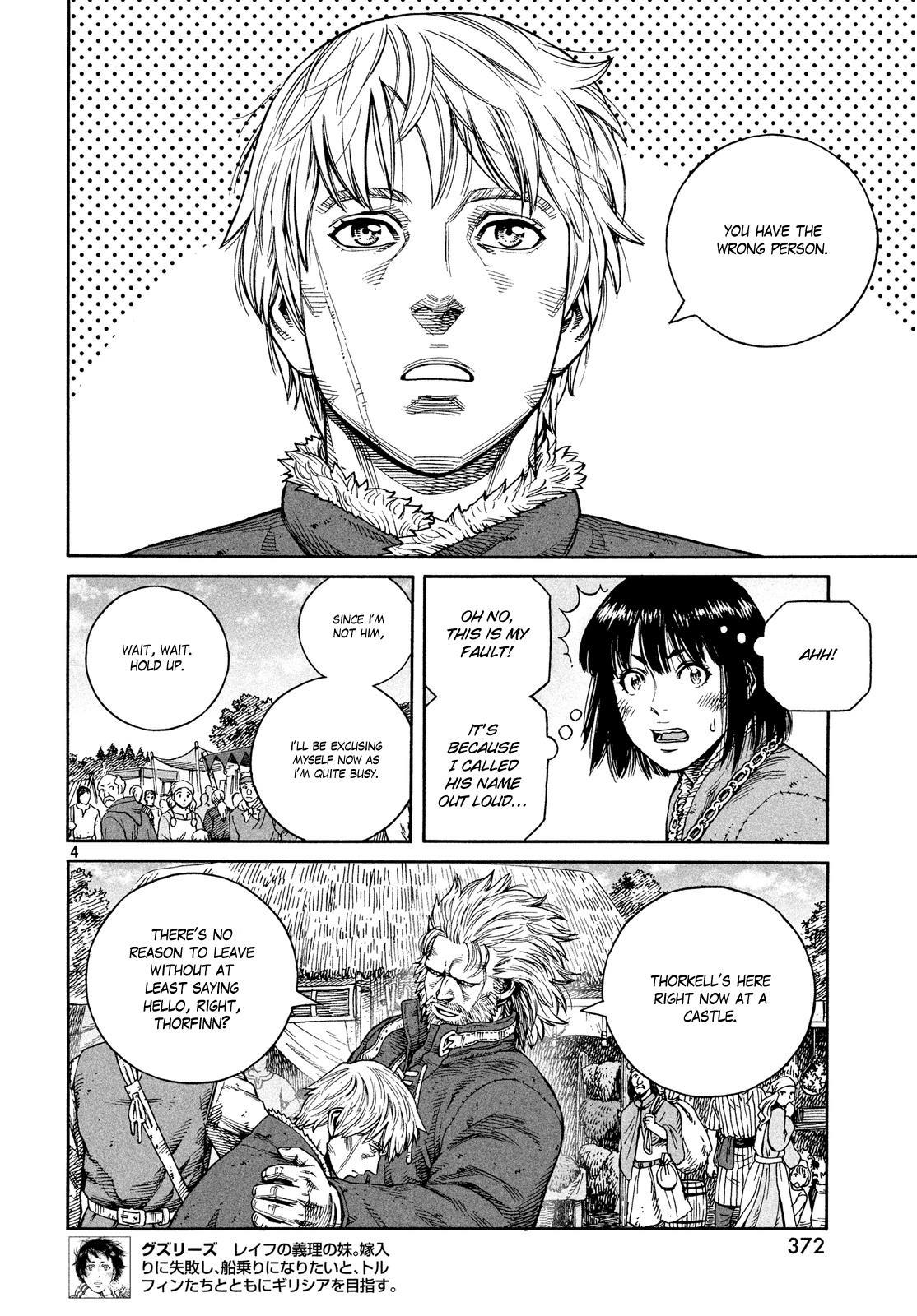 Vinland Saga manga, chapter 126, page 4 of 26