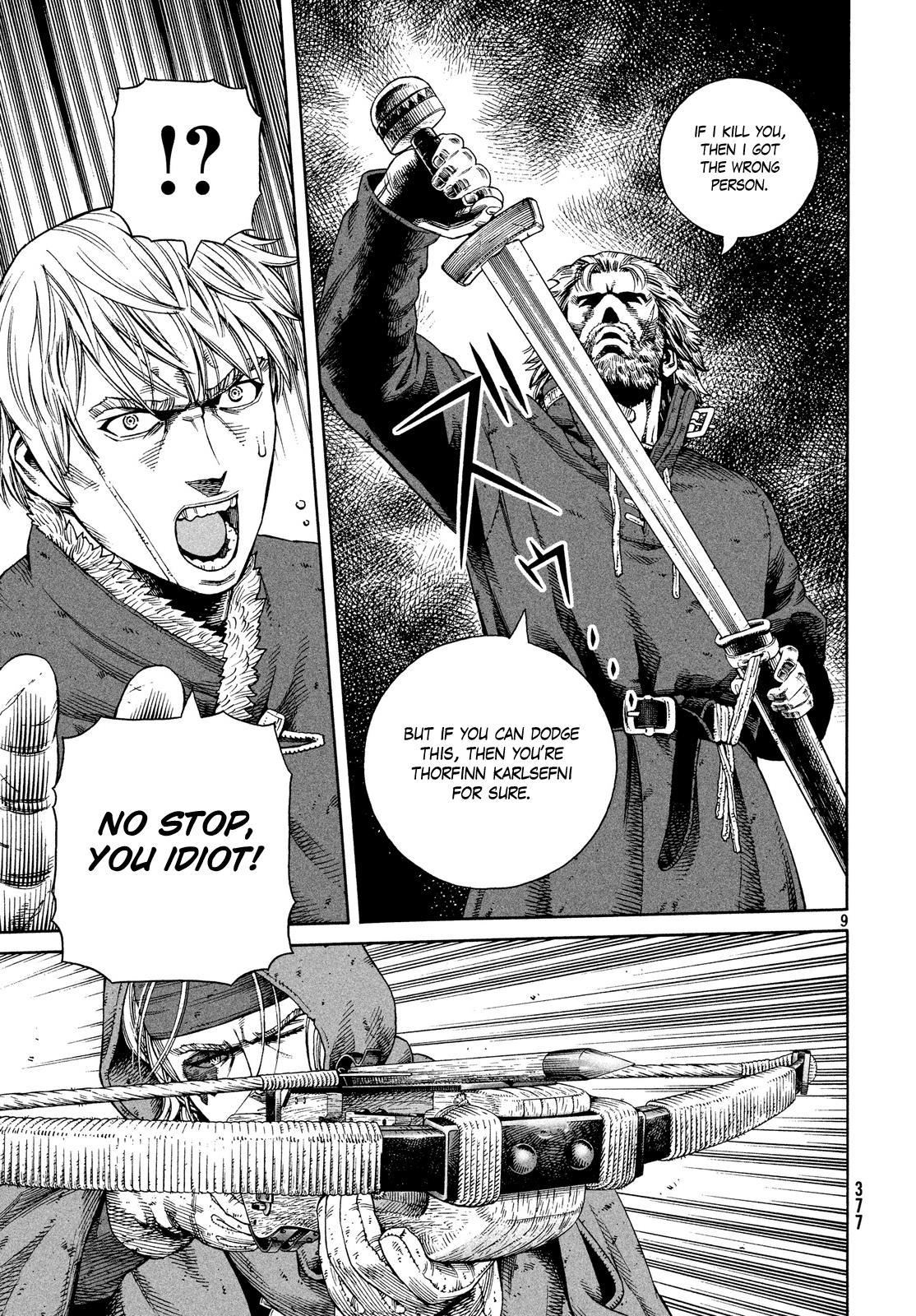 Vinland Saga manga, chapter 126, page 9 of 26