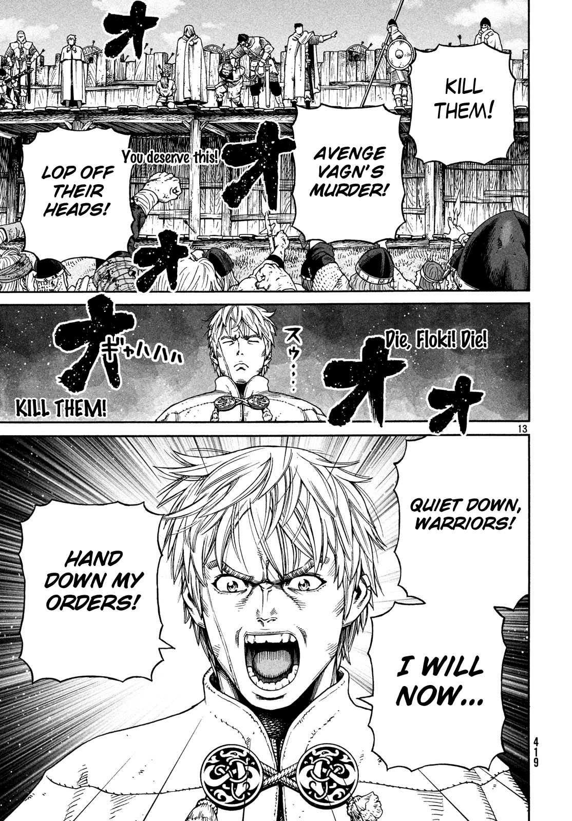 Vinland Saga manga, chapter 159, page 13 of 29