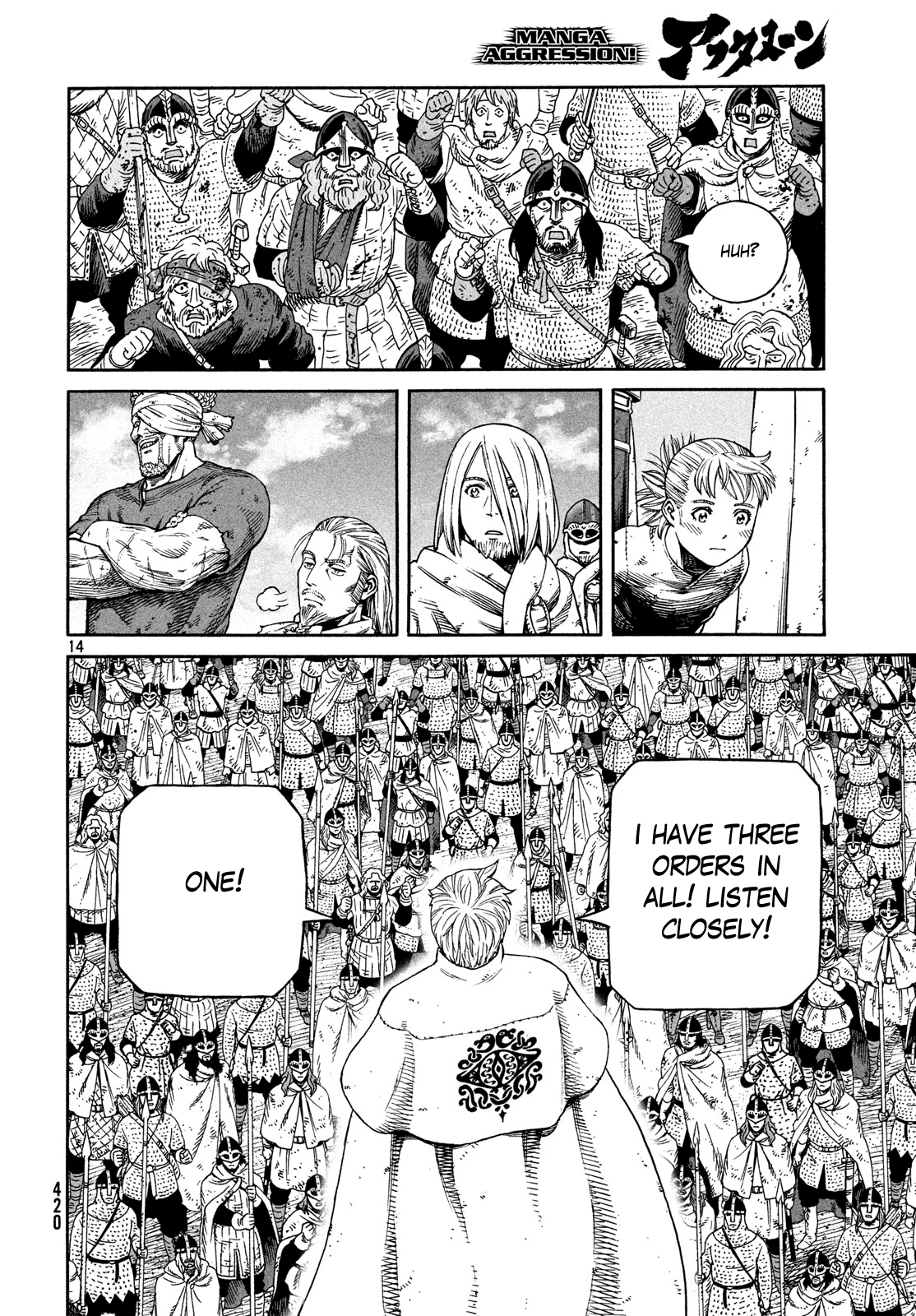 Vinland Saga manga, chapter 159, page 14 of 29