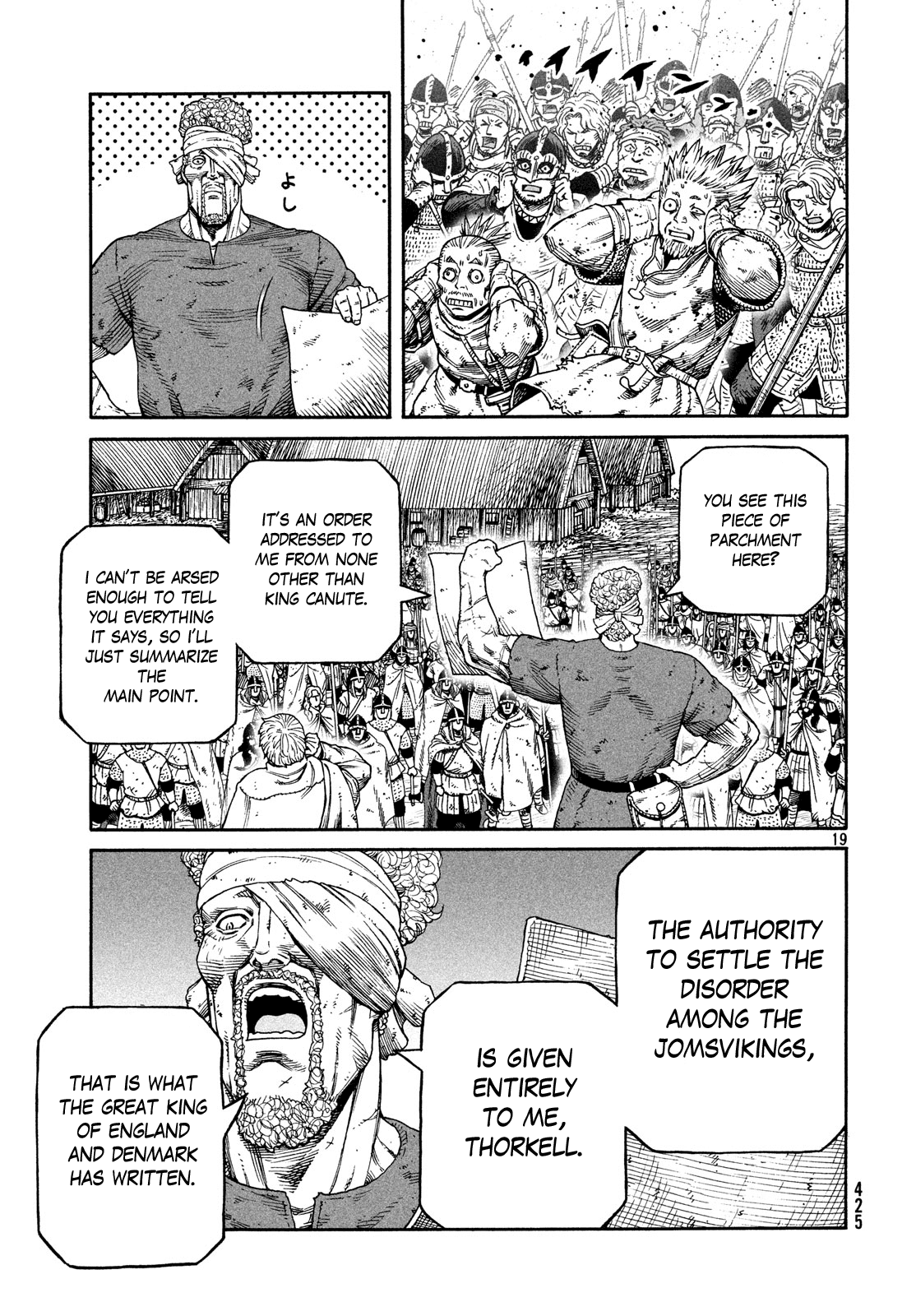 Vinland Saga manga, chapter 159, page 19 of 29