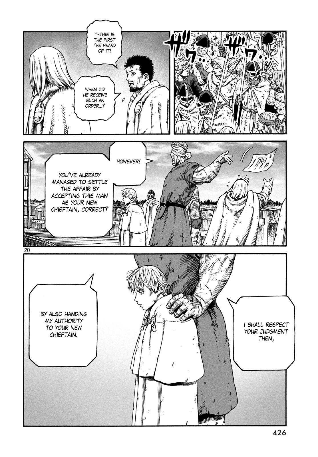 Vinland Saga manga, chapter 159, page 20 of 29