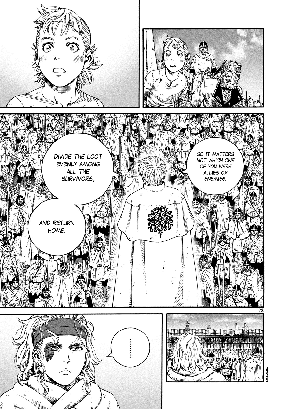 Vinland Saga manga, chapter 159, page 23 of 29
