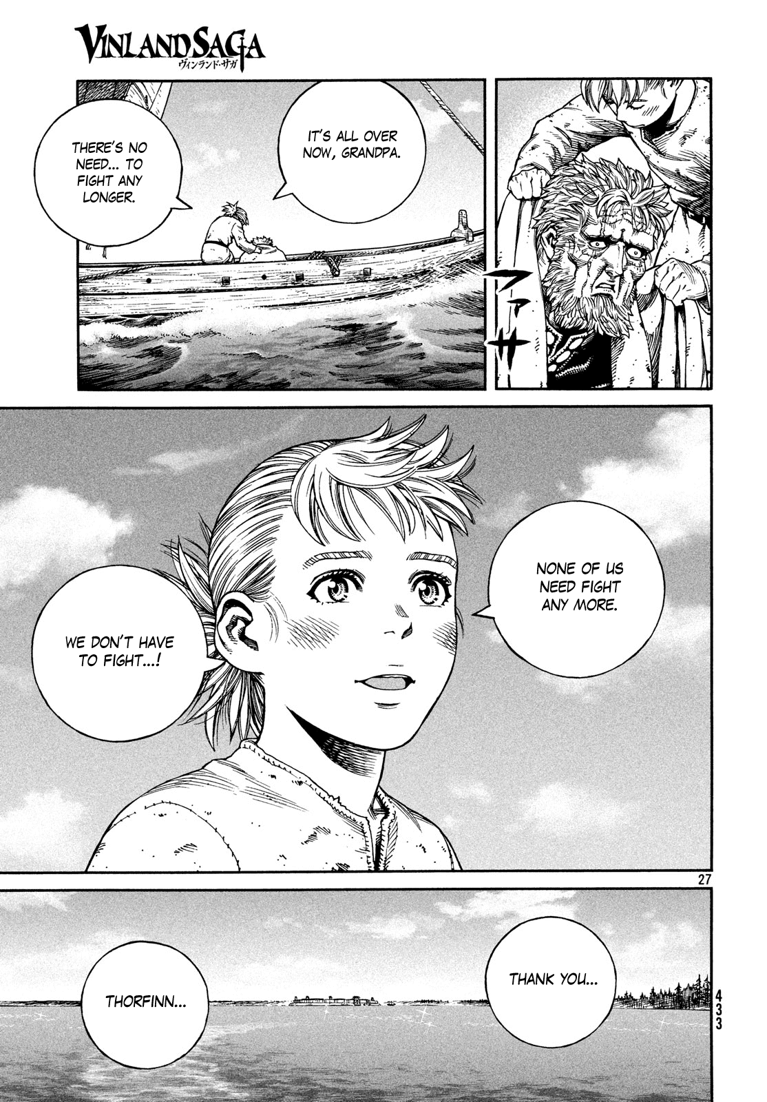 Vinland Saga manga, chapter 159, page 27 of 29