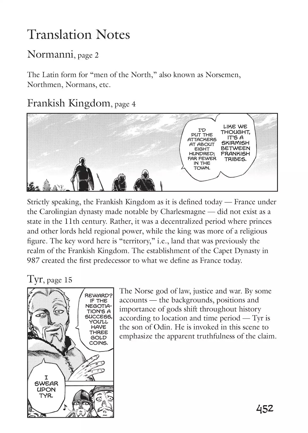 Vinland Saga Chapter 16.6 page 2 - Vol.1 Translation Notes