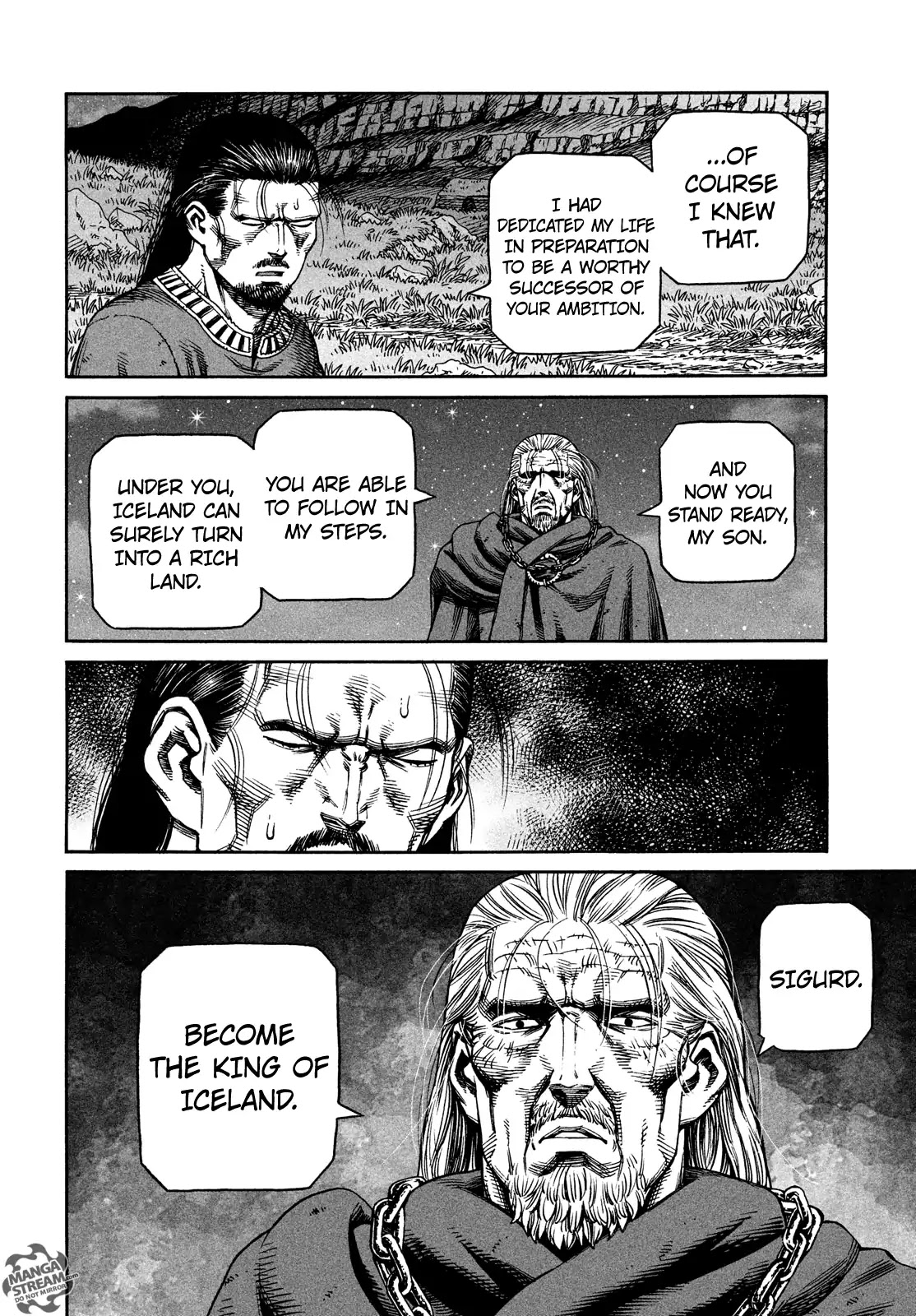 Vinland Saga Chapter 164 page 7 - Chapter 164: Sigurd Defiant