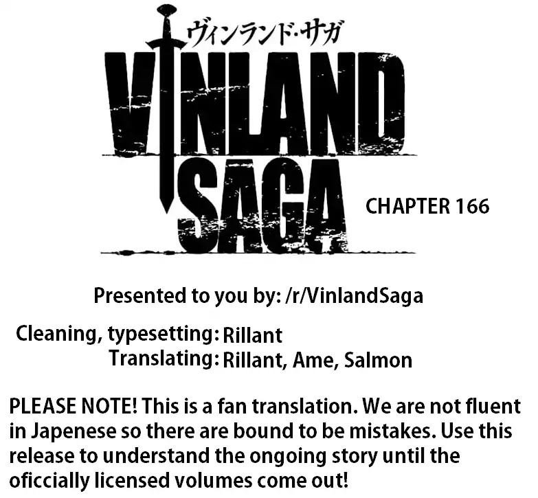 Vinland Saga Chapter 166 page 1 - Chapter 166: Vinland Saga