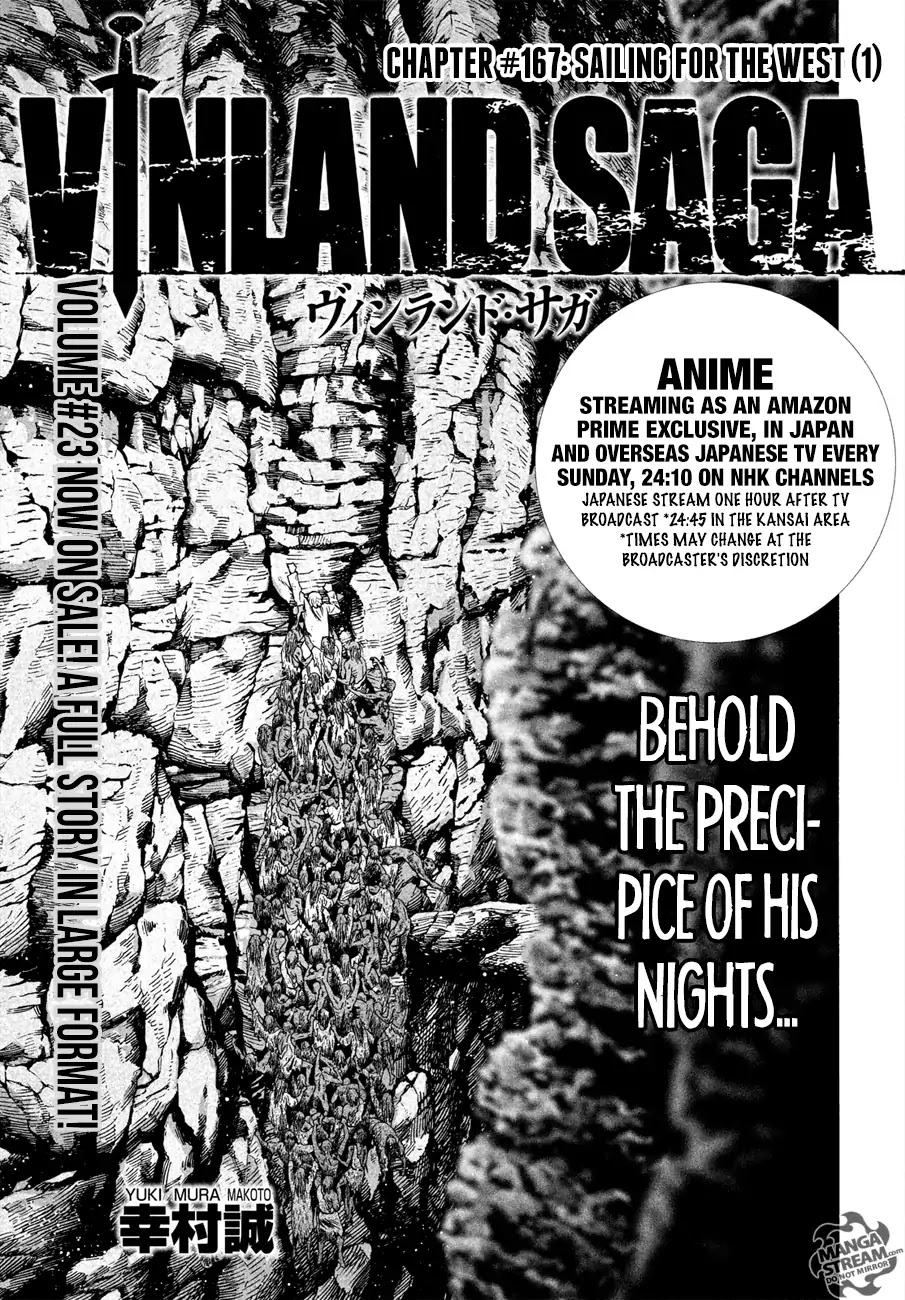 Vinland Saga Chapter 167 page 1 - Chapter 167: Sailing for the West (1)
