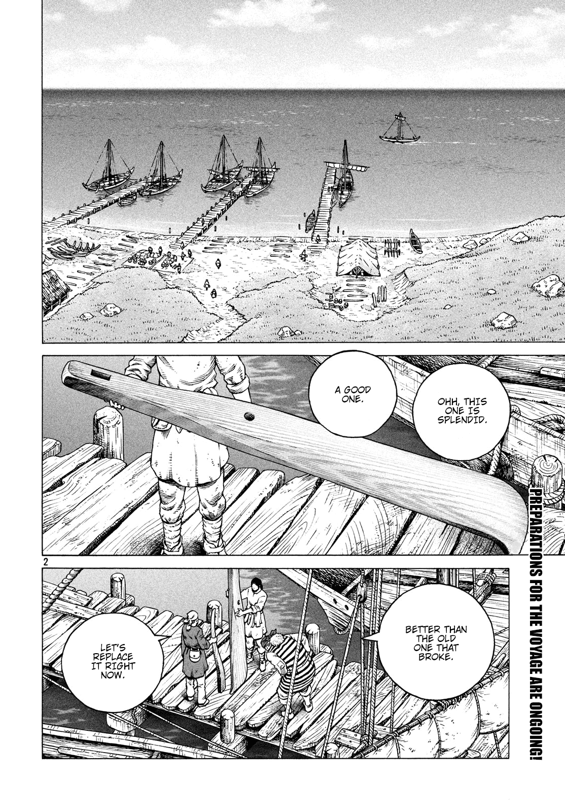 Vinland Saga Chapter 171 page 3 - Chapter 171: Sailing West Part 5
