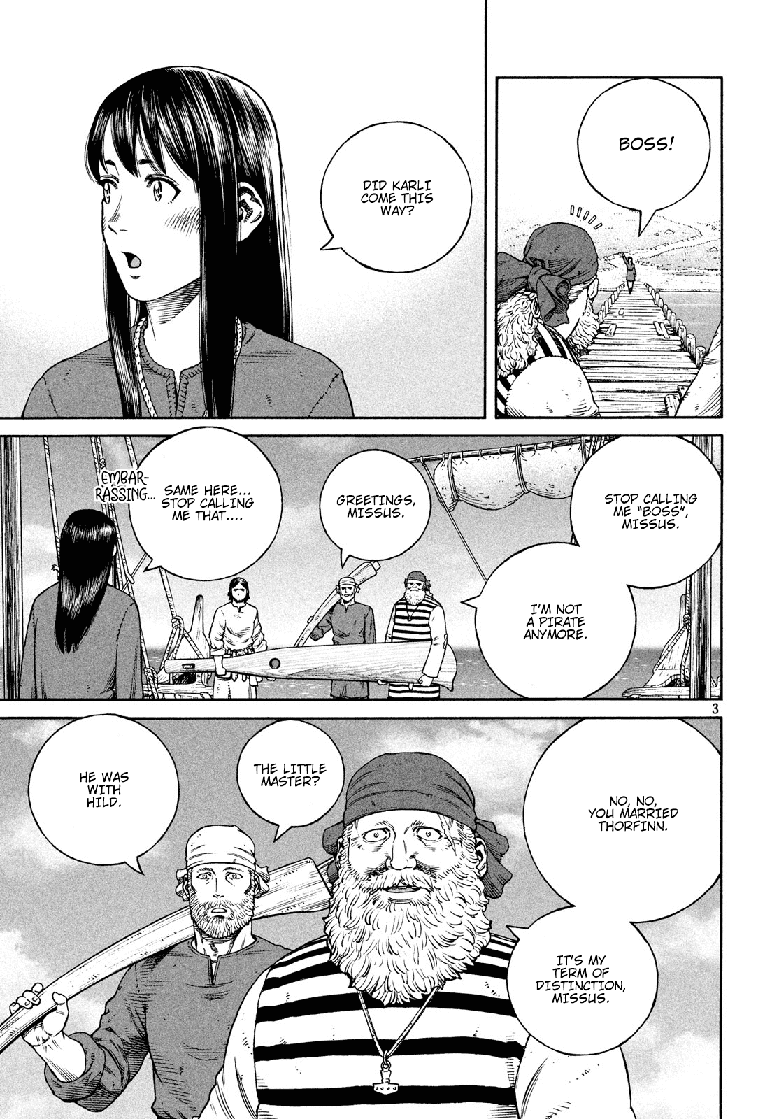 Vinland Saga Chapter 171 page 4 - Chapter 171: Sailing West Part 5