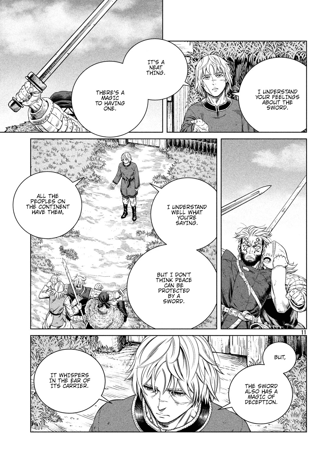 Vinland Saga manga, chapter 172, page 12 of 25