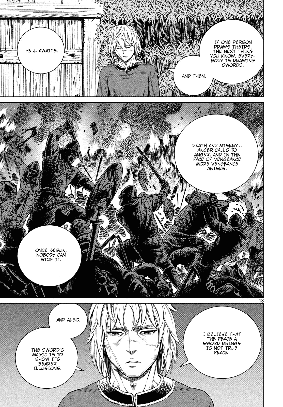 Vinland Saga manga, chapter 172, page 14 of 25