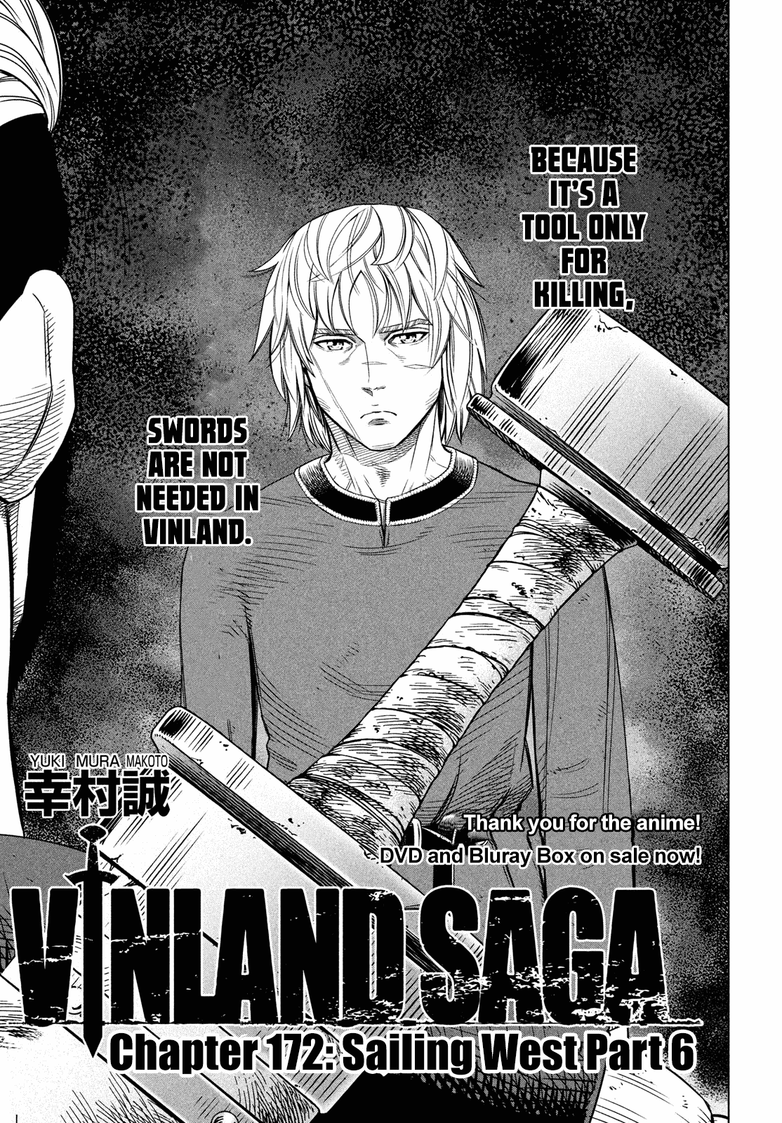 Vinland Saga manga, chapter 172, page 2 of 25
