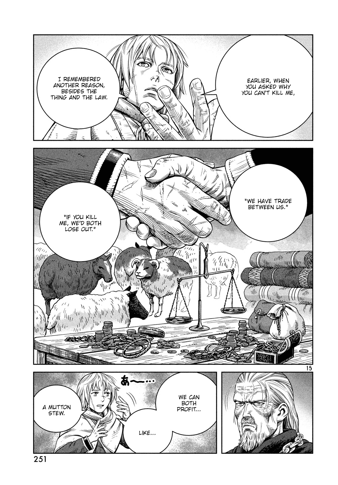 Vinland Saga Chapter 173 page 16 - Chapter 173: Sailing West Part 7