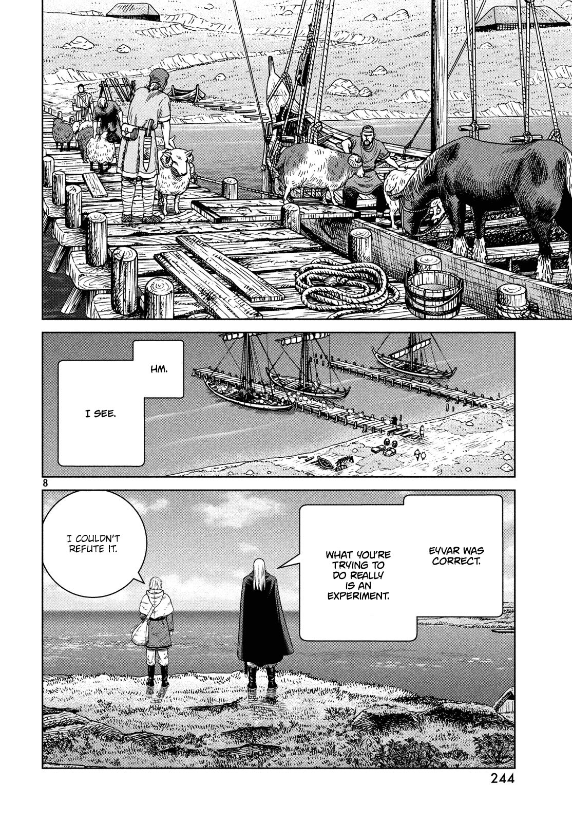 Vinland Saga Chapter 173 page 9 - Chapter 173: Sailing West Part 7