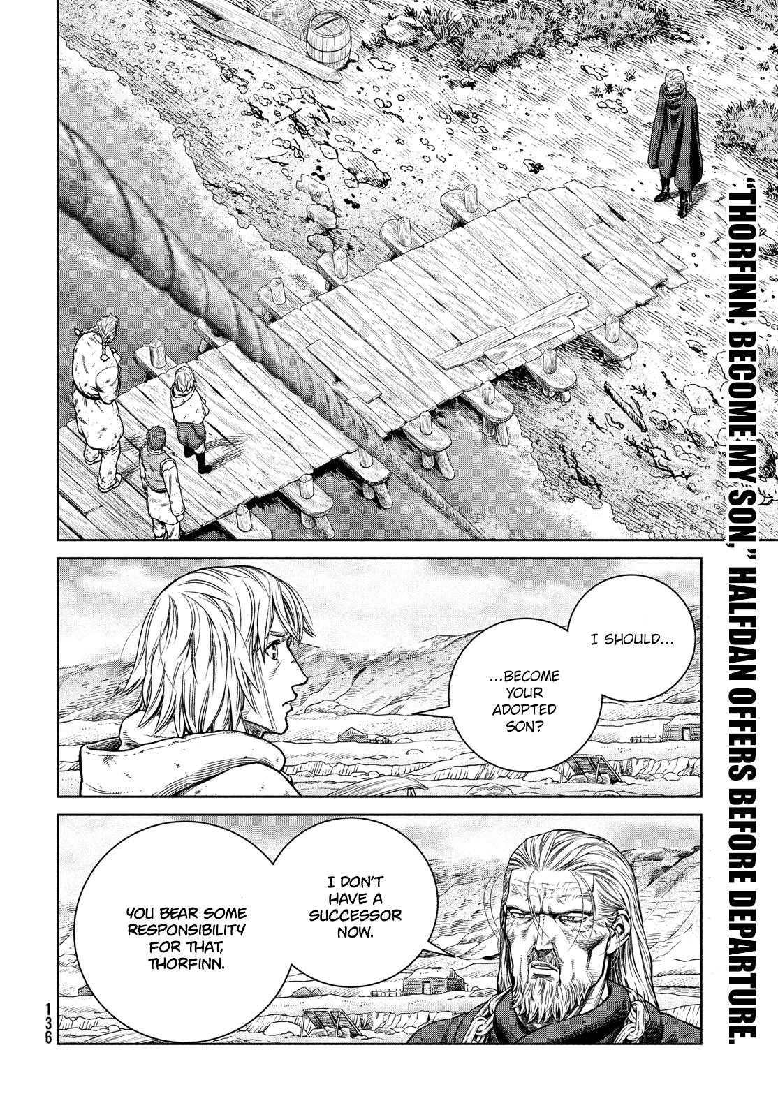 Vinland Saga Chapter 174 page 3 - Chapter 174: Sailing West Part 8
