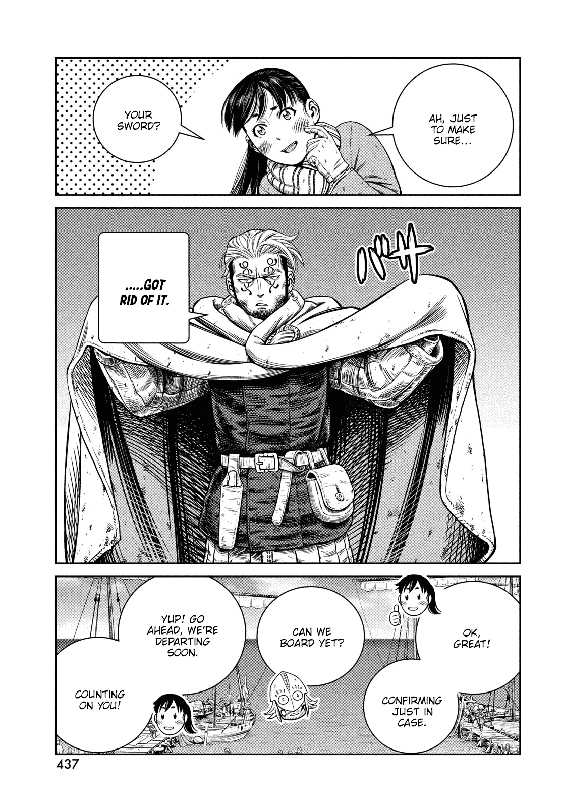 Vinland Saga Chapter 175 page 12 - Chapter 175: Sailing West Part 9