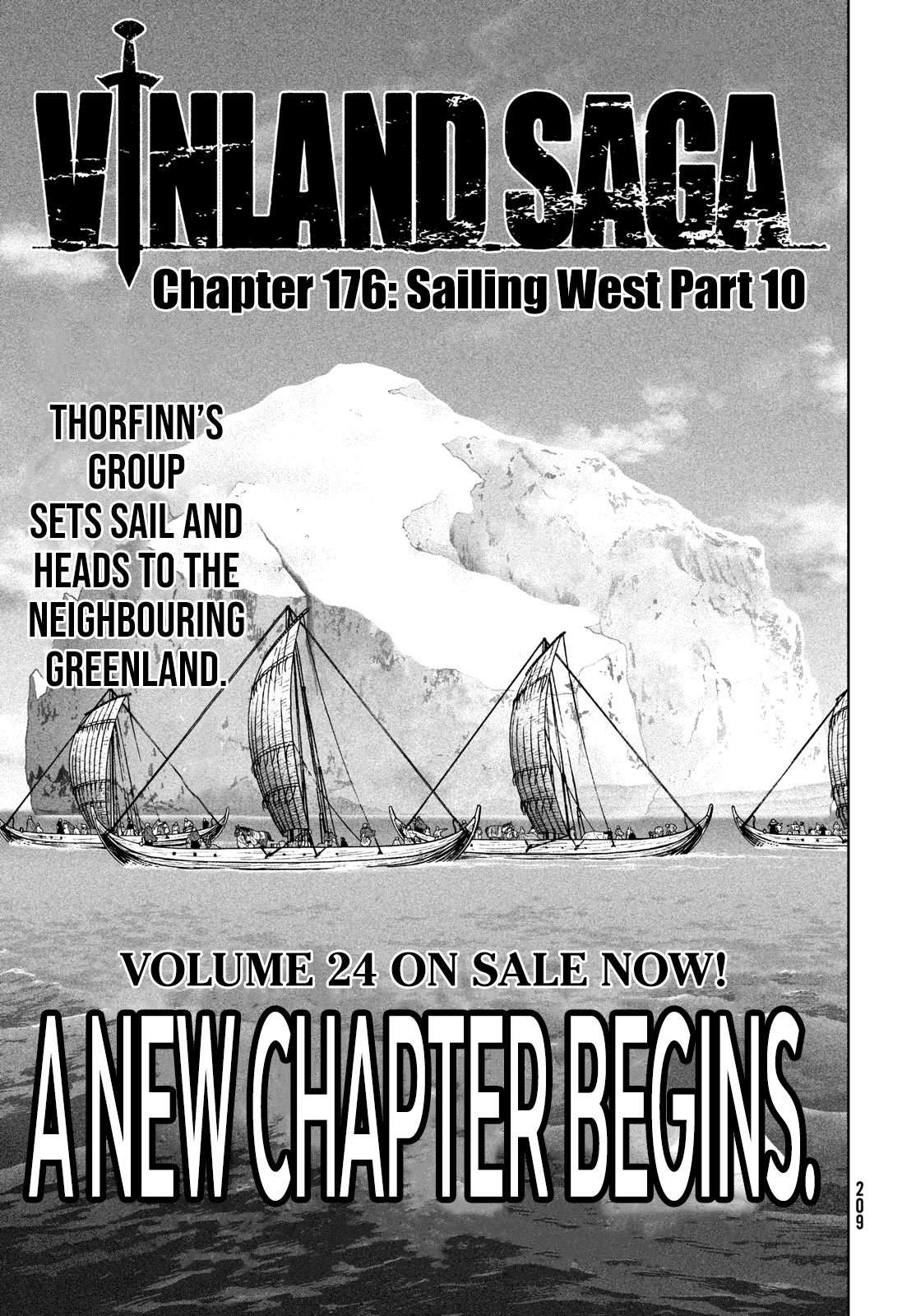 Vinland Saga Chapter 176 page 3 - Chapter 176: Sailing West Part 10