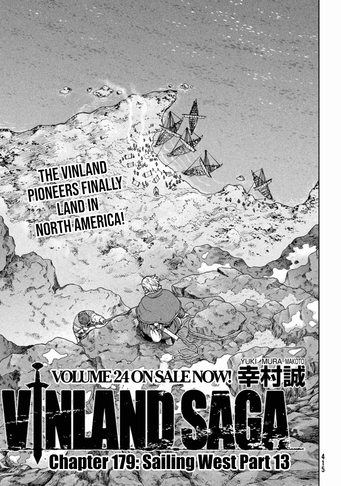 Vinland Saga Chapter 179 page 2 - Chapter 179: Sailing West Part 13
