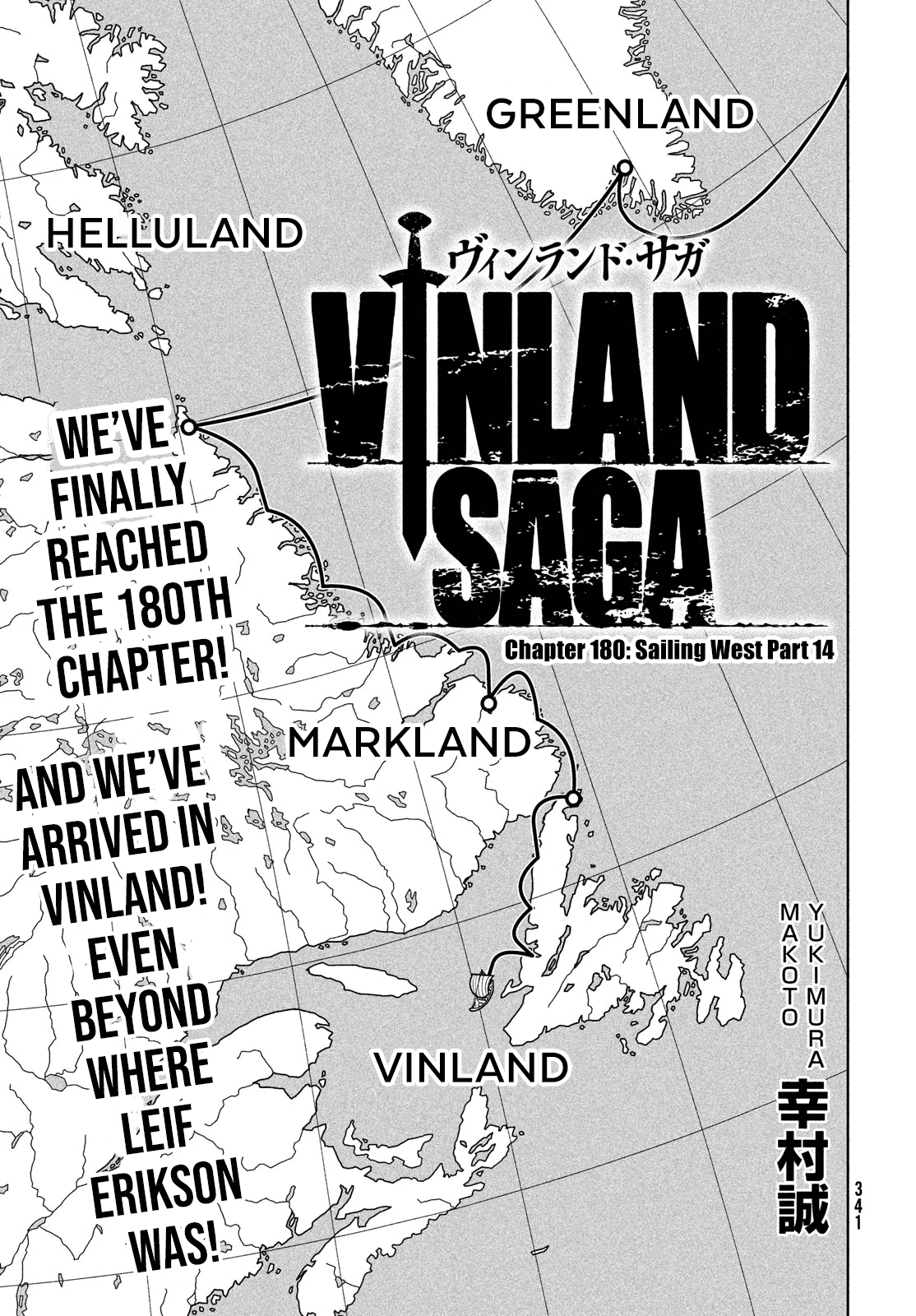 Vinland Saga Chapter 180 page 2 - Chapter 180: Sailing West Part 14