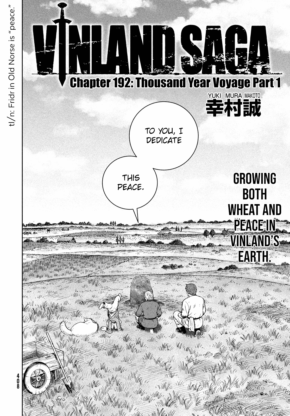 Vinland Saga Chapter 192 page 5 - Chapter 192: Thousand Year Voyage Part 1