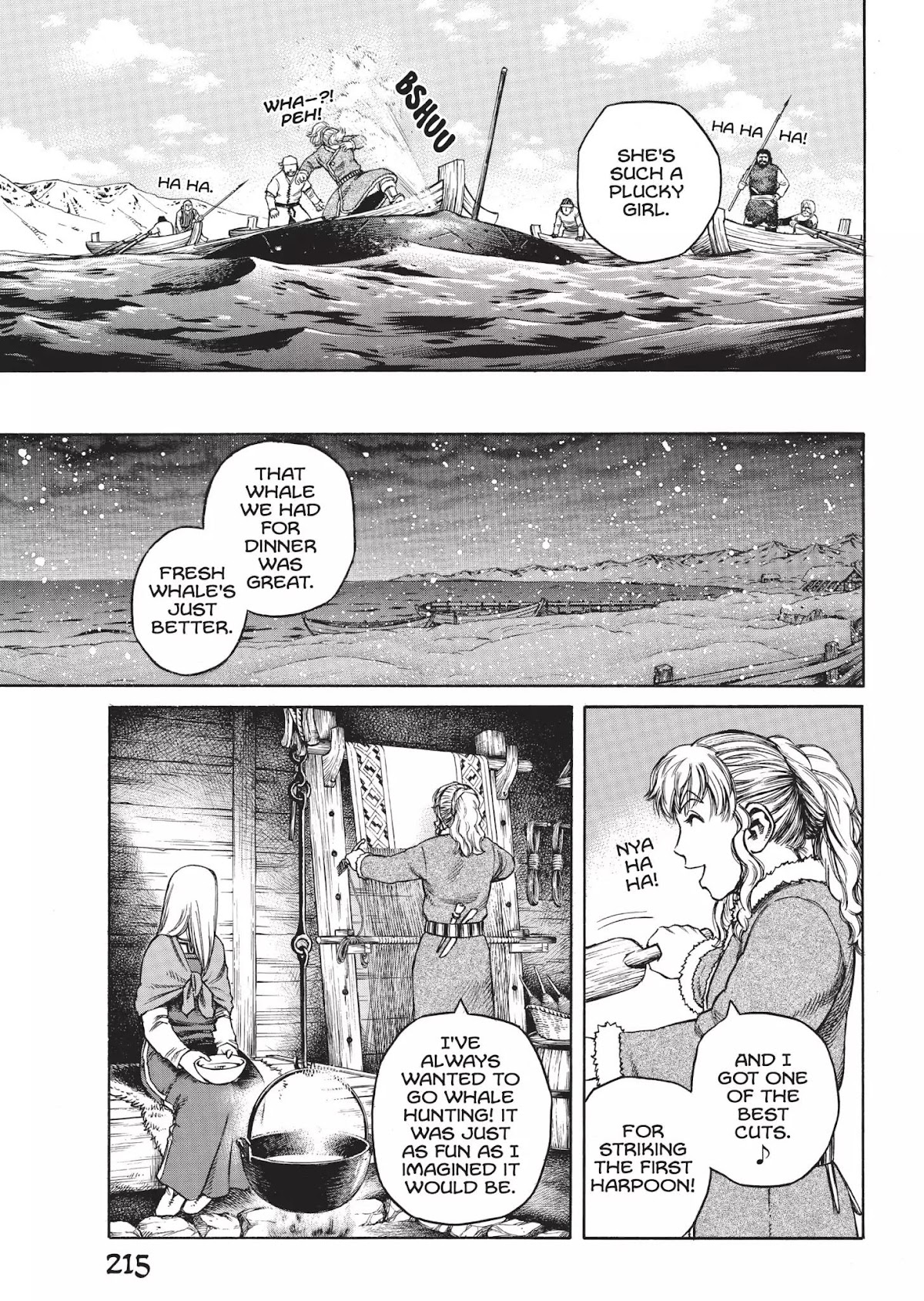 Vinland Saga Chapter 21.5 page 11 - Vol.2 Bonus Material: Ylva at Work