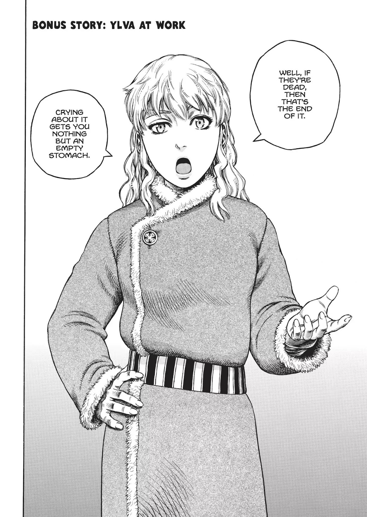 Vinland Saga Chapter 21.5 page 2 - Vol.2 Bonus Material: Ylva at Work