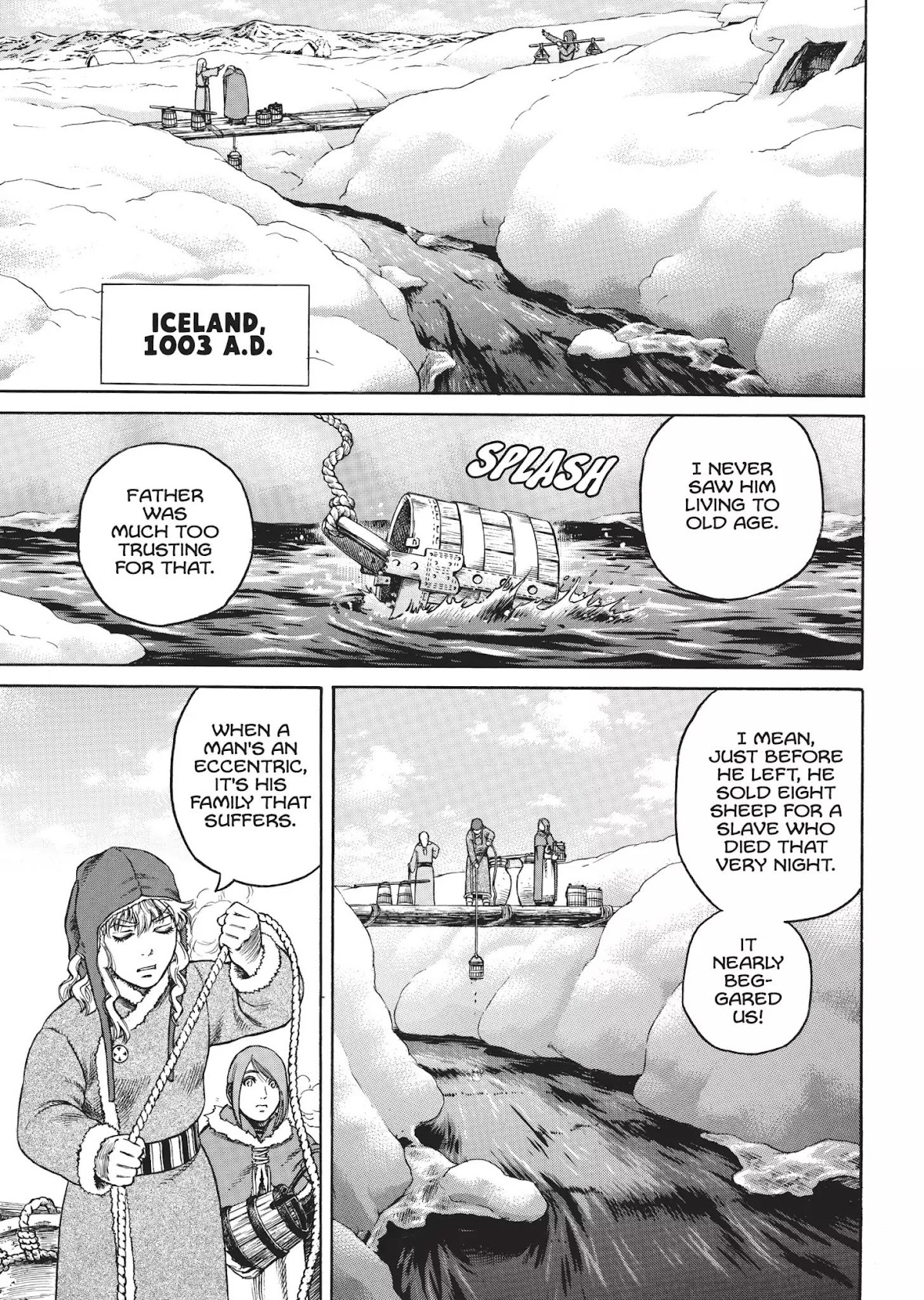 Vinland Saga Chapter 21.5 page 3 - Vol.2 Bonus Material: Ylva at Work