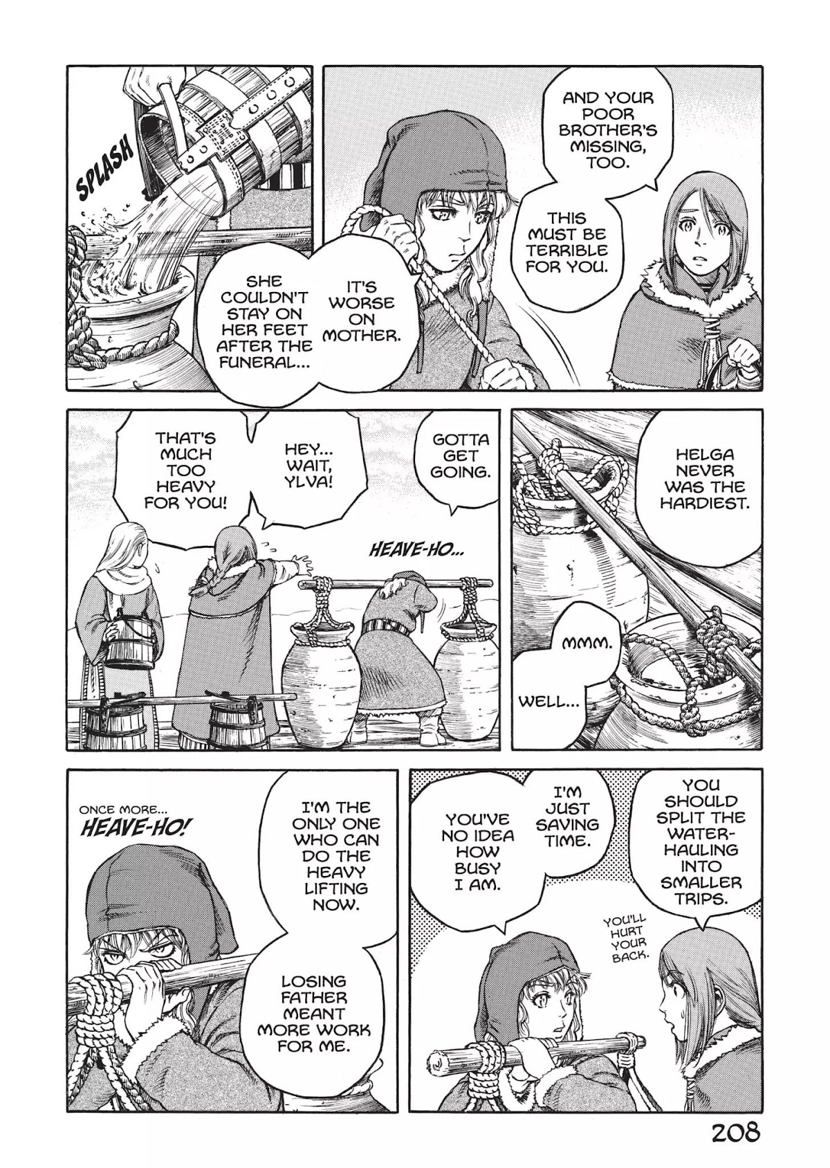 Vinland Saga Chapter 21.5 page 4 - Vol.2 Bonus Material: Ylva at Work