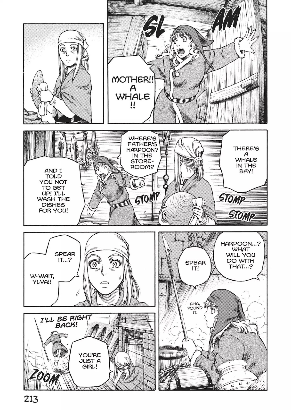 Vinland Saga Chapter 21.5 page 9 - Vol.2 Bonus Material: Ylva at Work