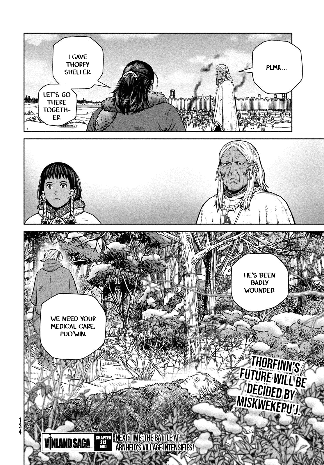 Vinland Saga manga, chapter 212, page 25 of 25