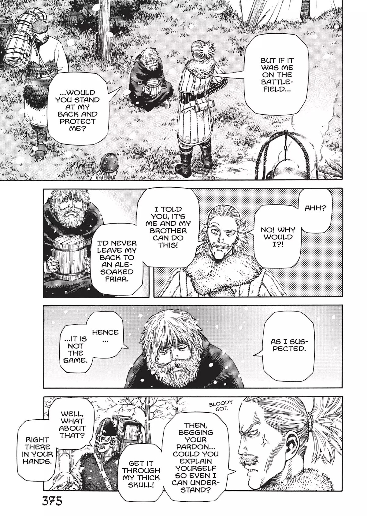 Vinland Saga Chapter 27 page 5 - Chapter 27: The Warriors and the Monk