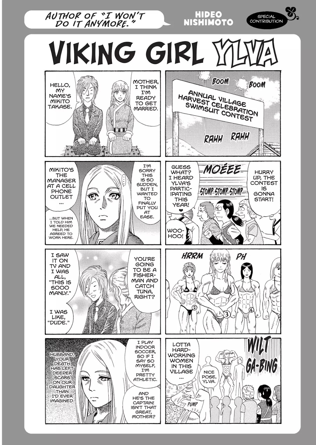 Vinland Saga Chapter 28.5 page 1 - Vol.2 Bonus Material: Viking Girl Ylva, Hideo Nishimoto Edition