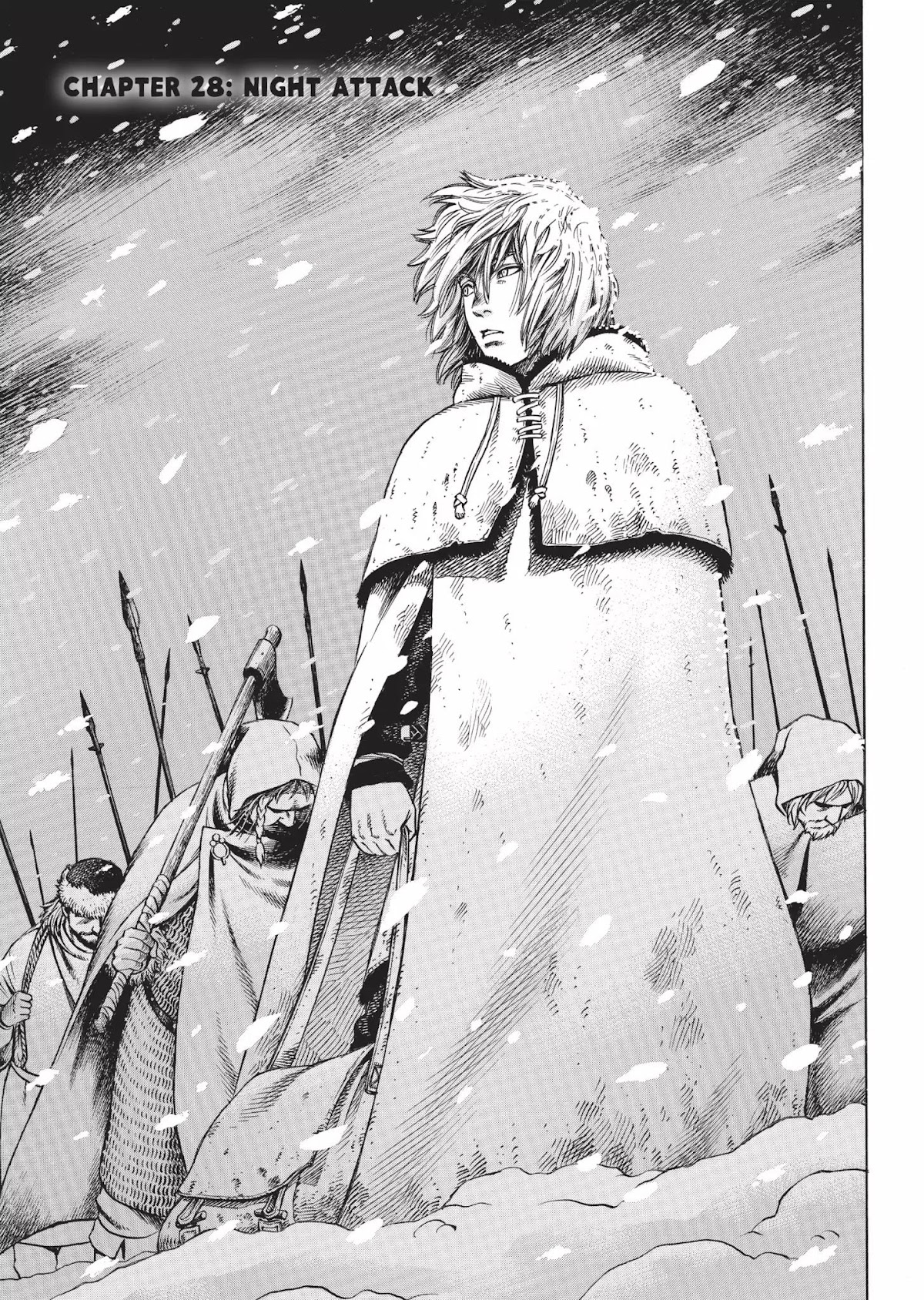 Vinland Saga Chapter 28 page 1 - Chapter 28: Night Attack