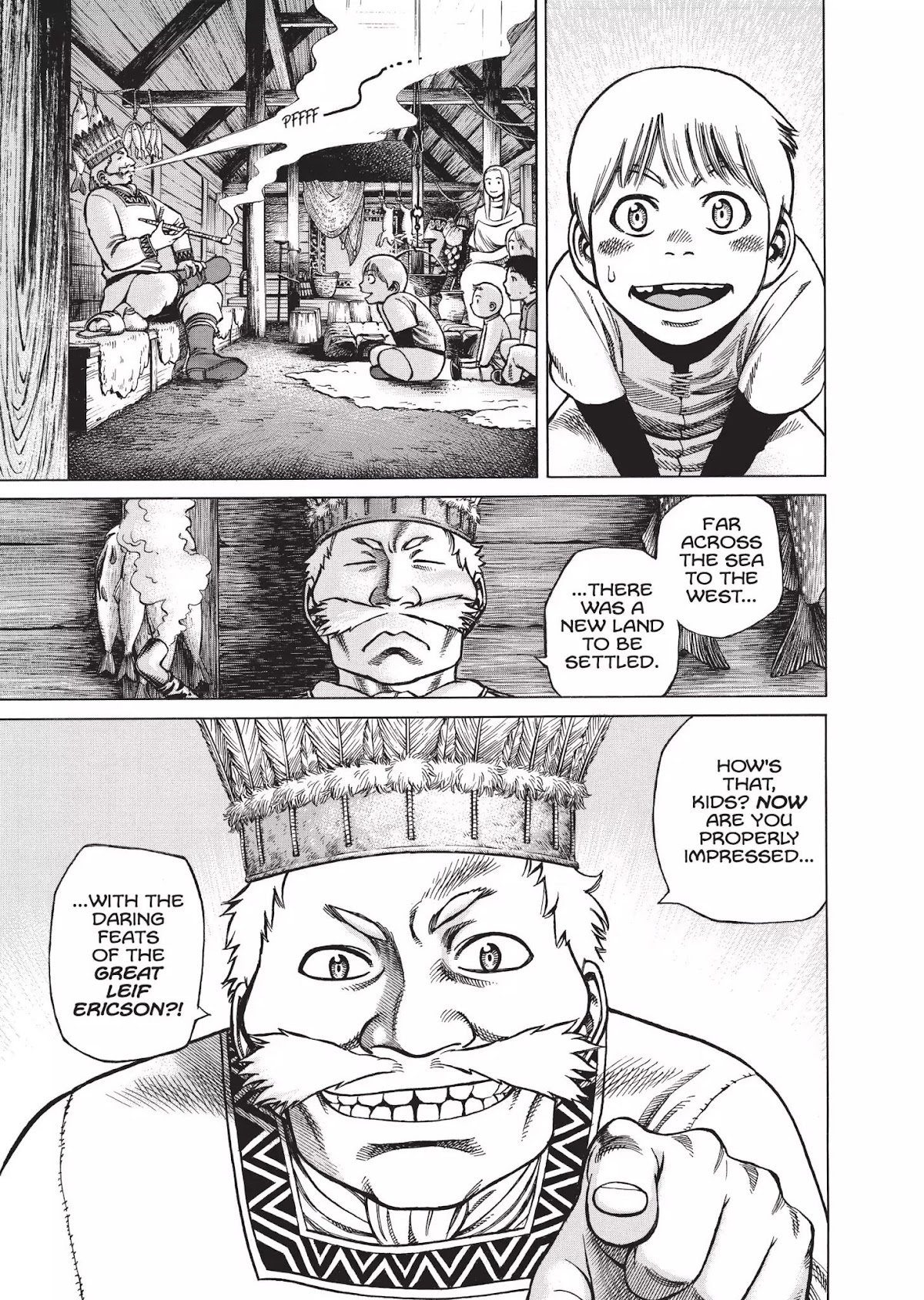 Vinland Saga Chapter 3 page 4 - Chapter 3: Beyond the Edge of the Sea