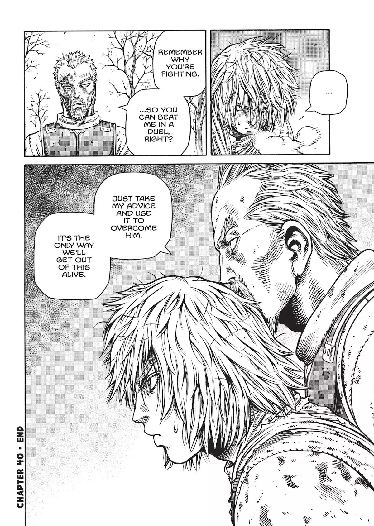 Vinland Saga manga, chapter 40, page 34 of 34