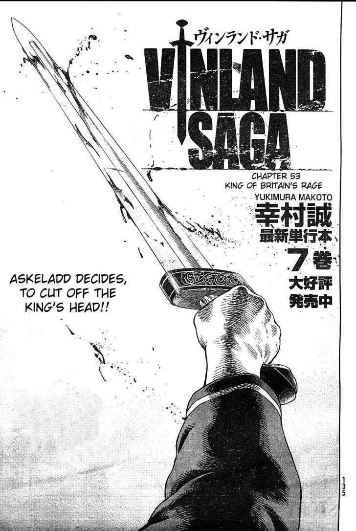 Vinland Saga Chapter 53 page 1 - Chapter 53 : King of Britain's Rage