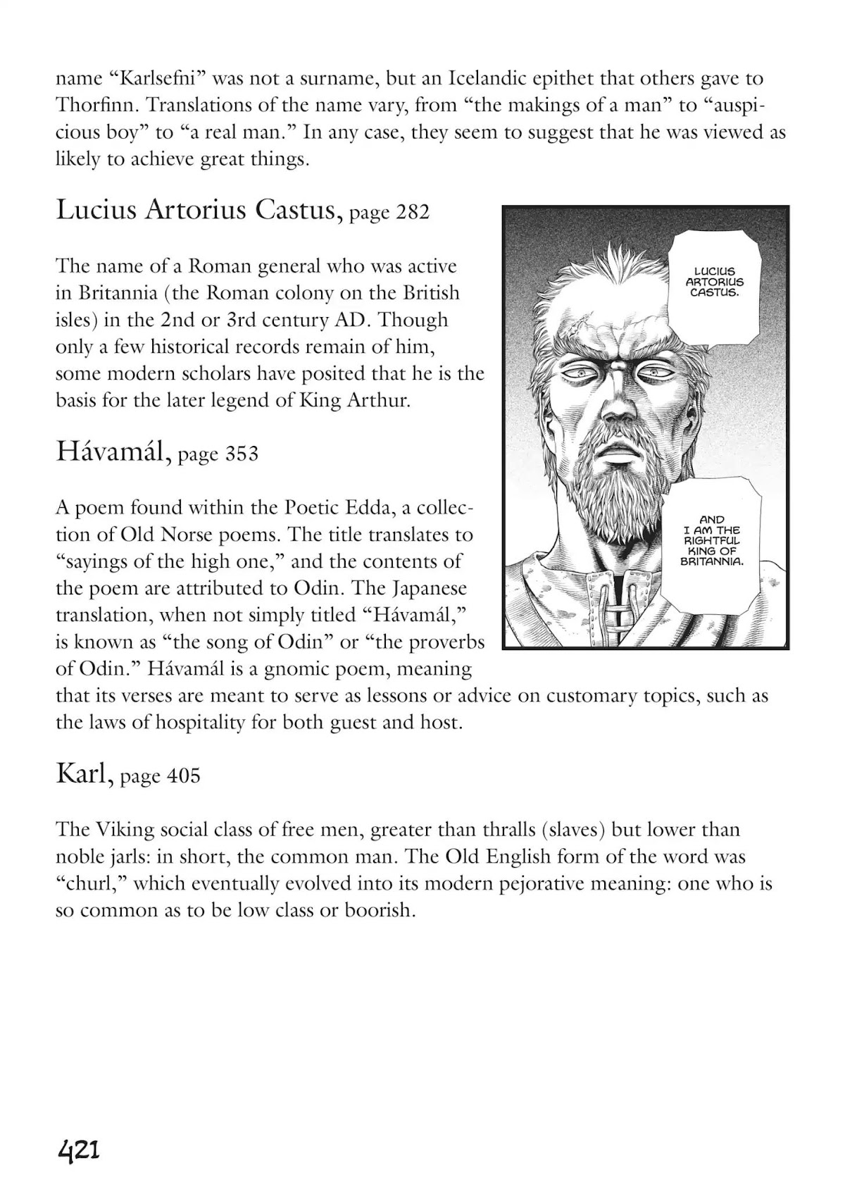 Vinland Saga Chapter 56.5 page 4 - Vol.4 Translation Notes