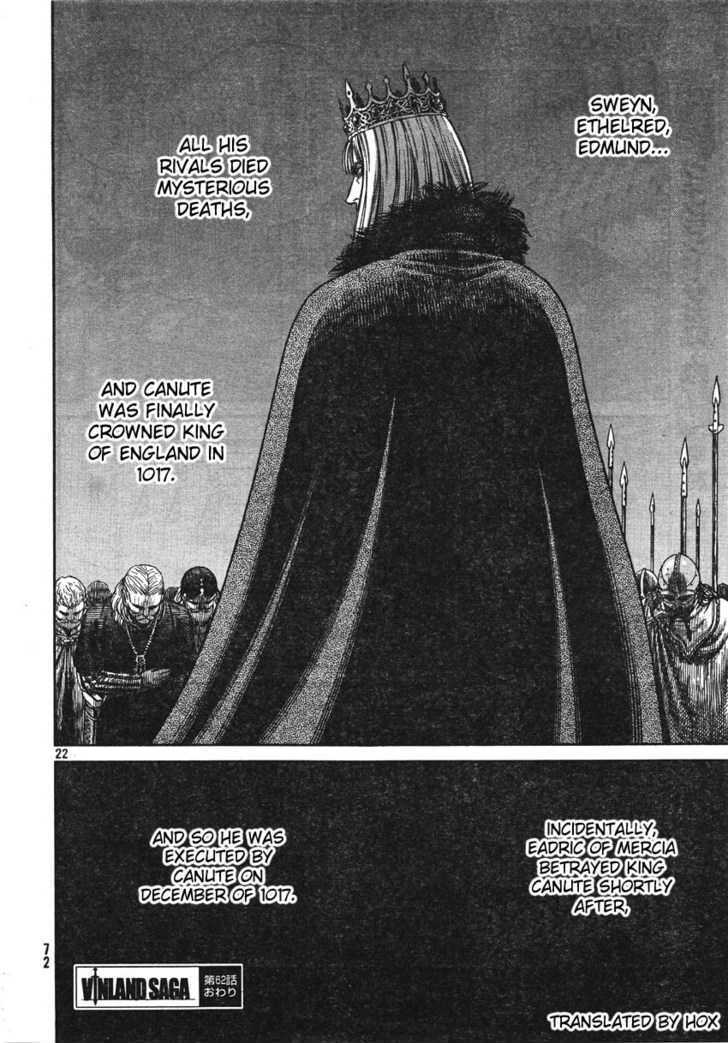 Vinland Saga Chapter 62 page 21 - Chapter 62 : Canute's Method