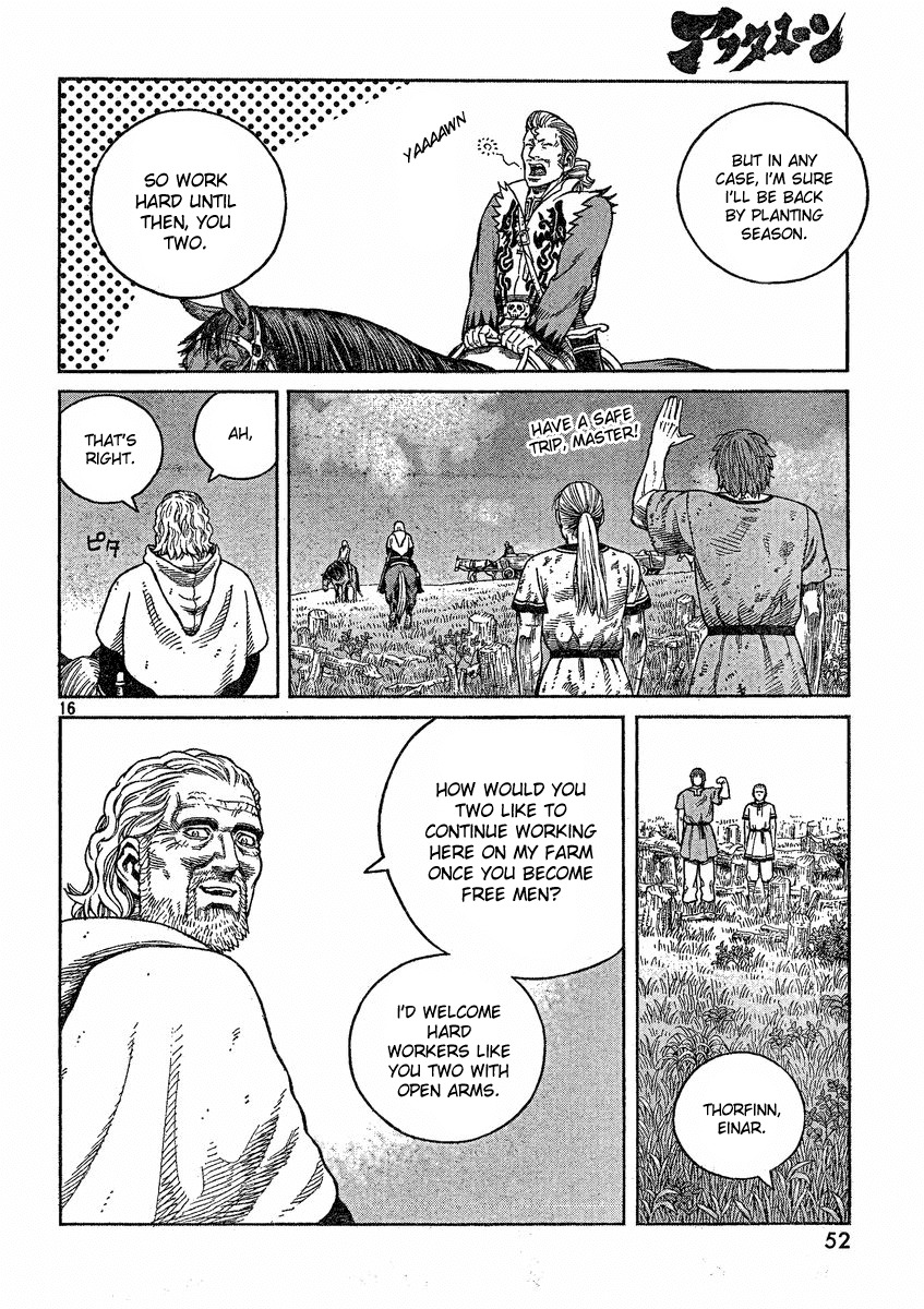 Vinland Saga Chapter 73 page 16 - Chapter 73 : When We Become Free