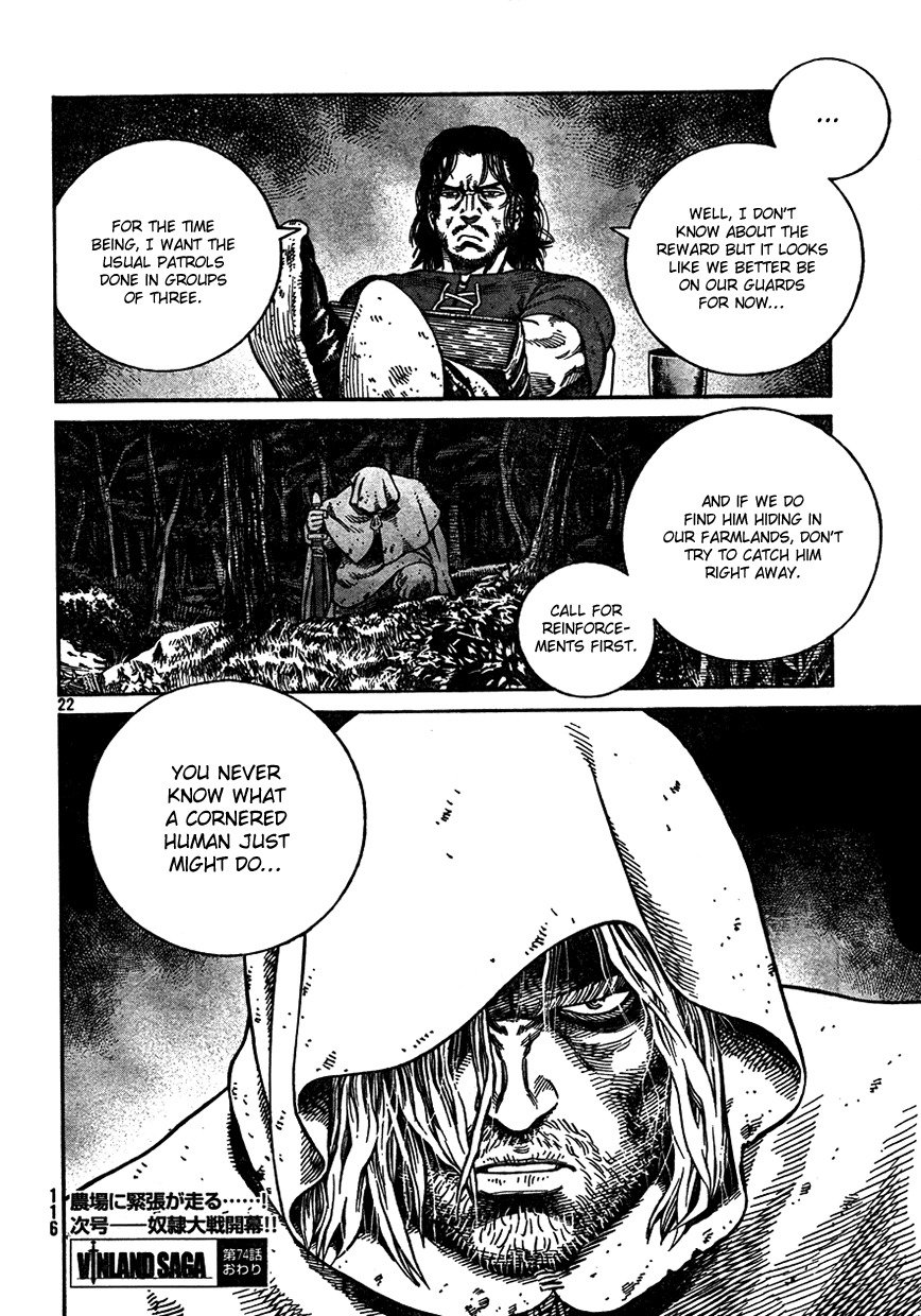 Vinland Saga Chapter 74 page 22 - Chapter 74 : Escaped Slave