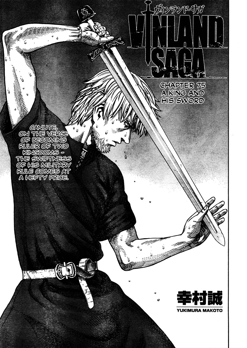 Vinland Saga Chapter 75 page 1 - Chapter 75 : A King and His Sword