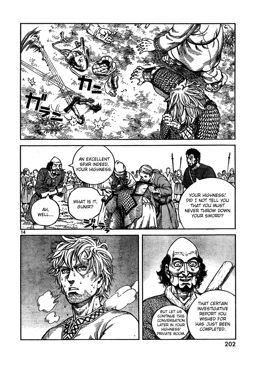 Vinland Saga Chapter 75 page 14 - Chapter 75 : A King and His Sword