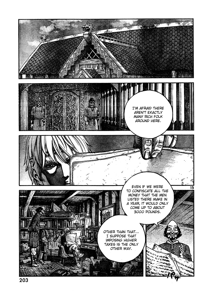 Vinland Saga Chapter 75 page 15 - Chapter 75 : A King and His Sword