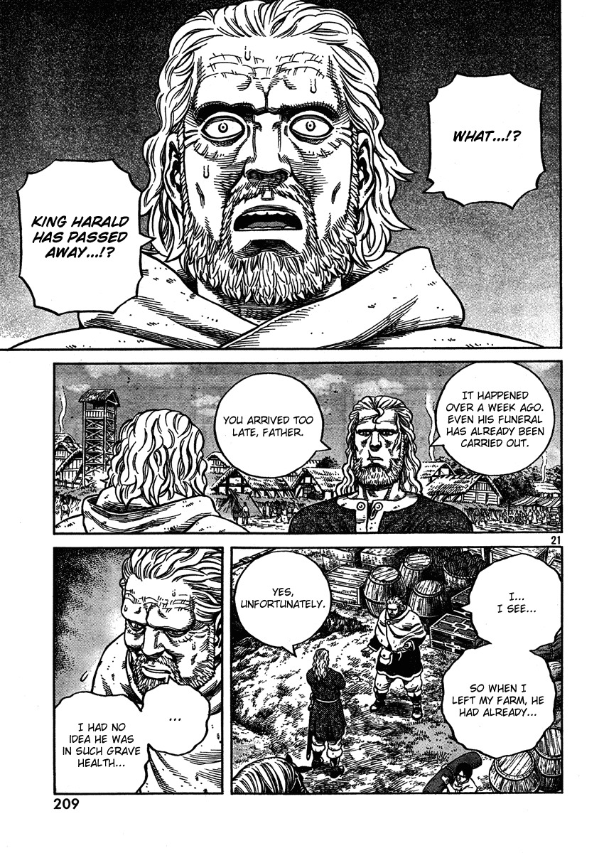 Vinland Saga Chapter 75 page 21 - Chapter 75 : A King and His Sword