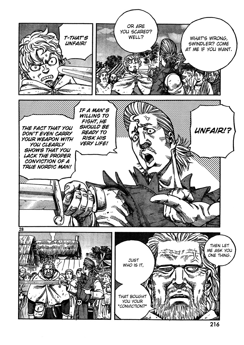 Vinland Saga Chapter 75 page 28 - Chapter 75 : A King and His Sword