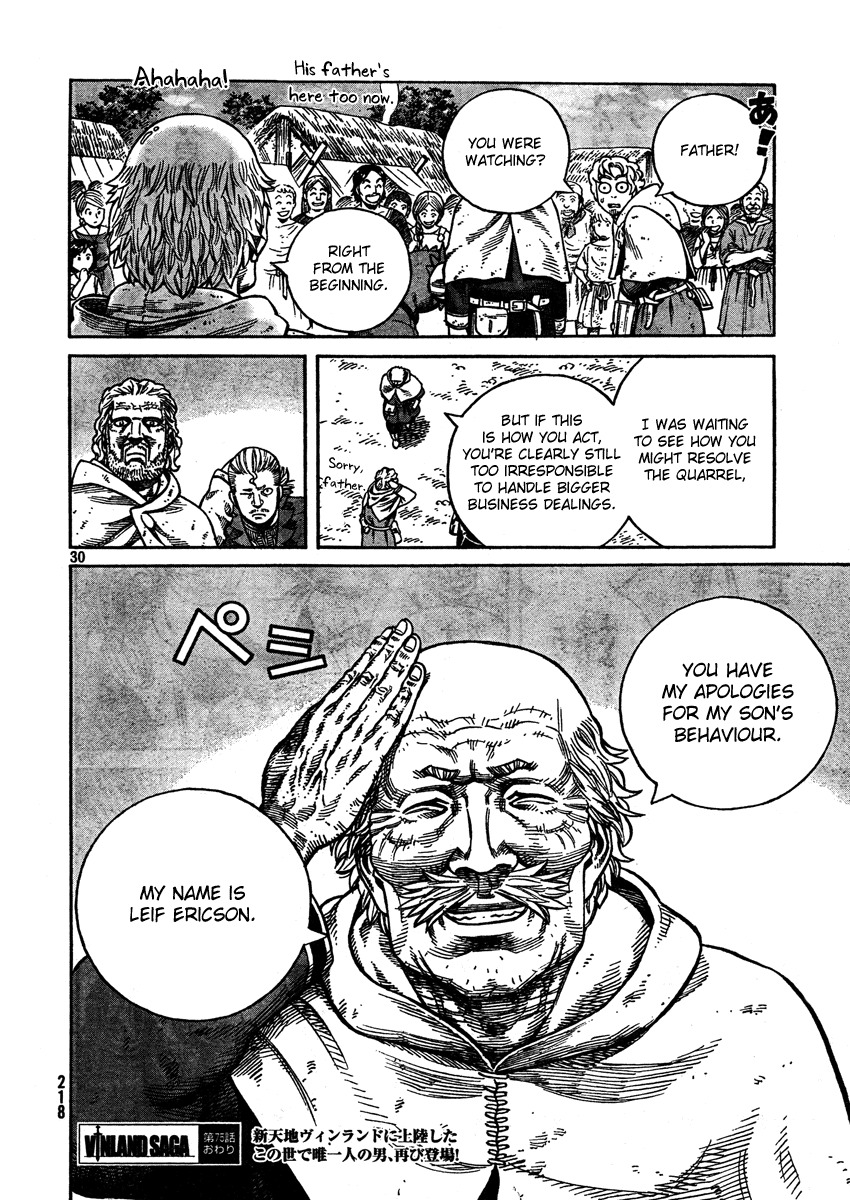 Vinland Saga Chapter 75 page 30 - Chapter 75 : A King and His Sword